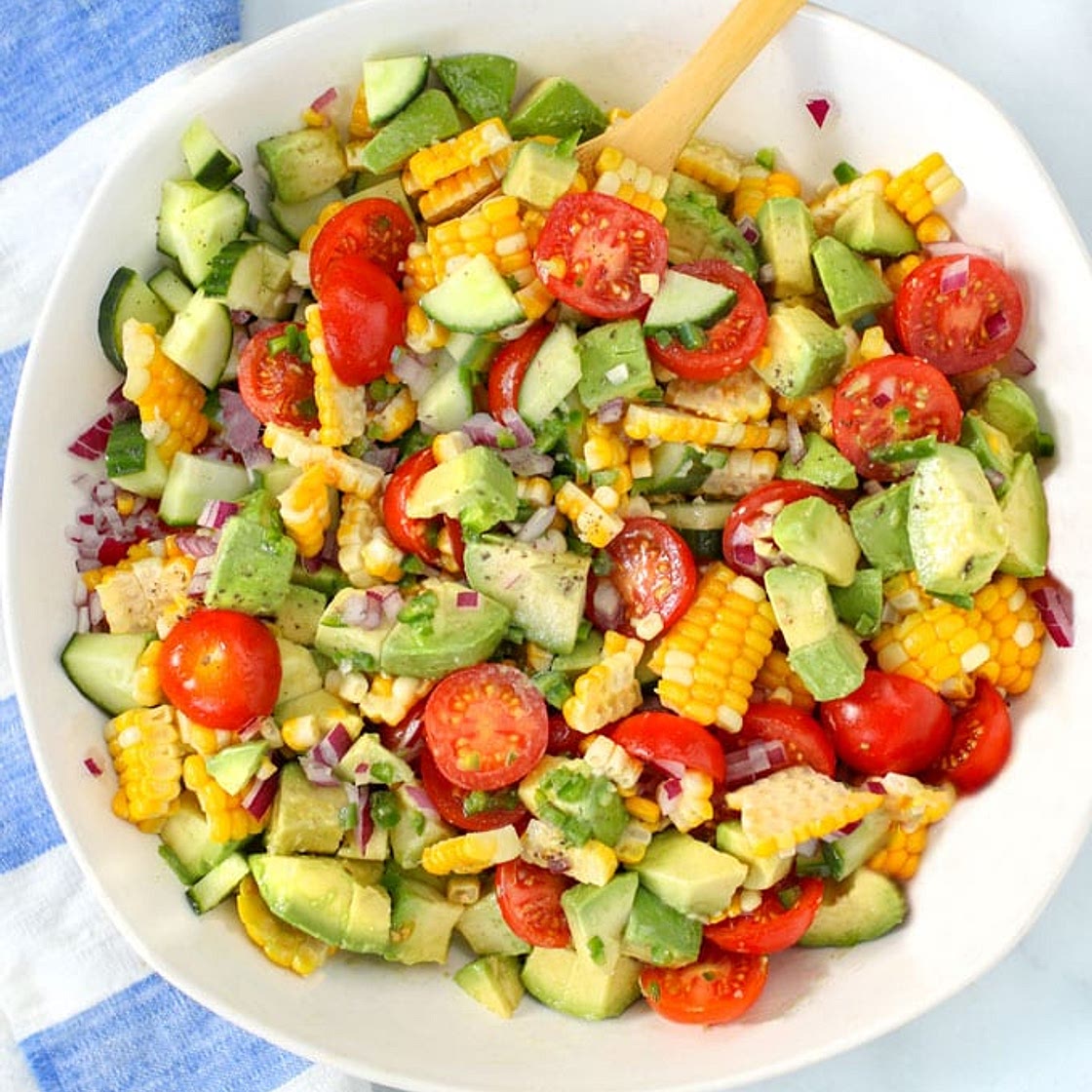Corn Tomato Avocado Salad