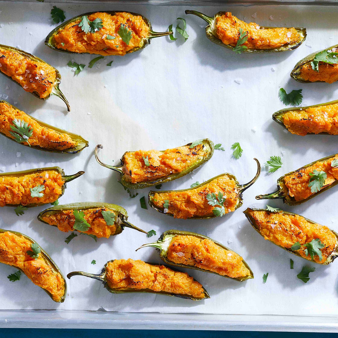 Sweet Potato Jalapeño Poppers