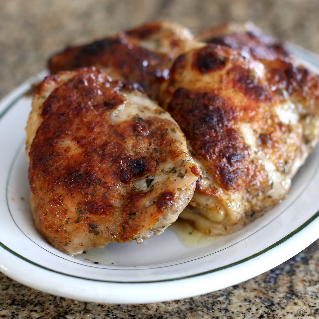 5-Ingredient Crispy Baked Ranch Chicken Thighs