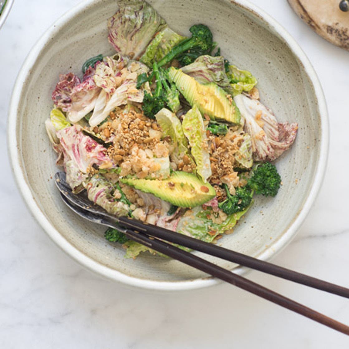 California Miso Avocado Salad