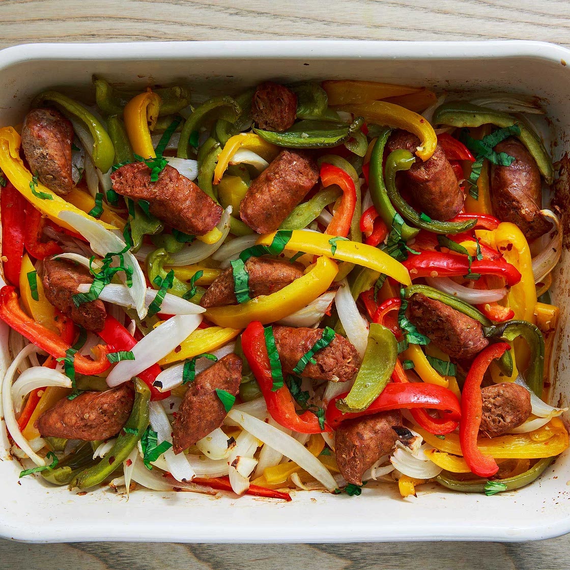 Creamy Sausage & Peppers Shells