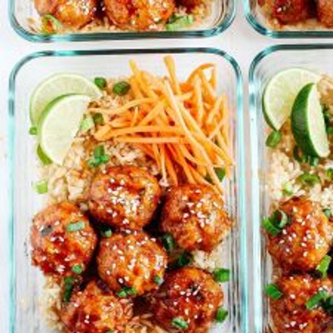 Honey Sriracha Glazed Meatballs