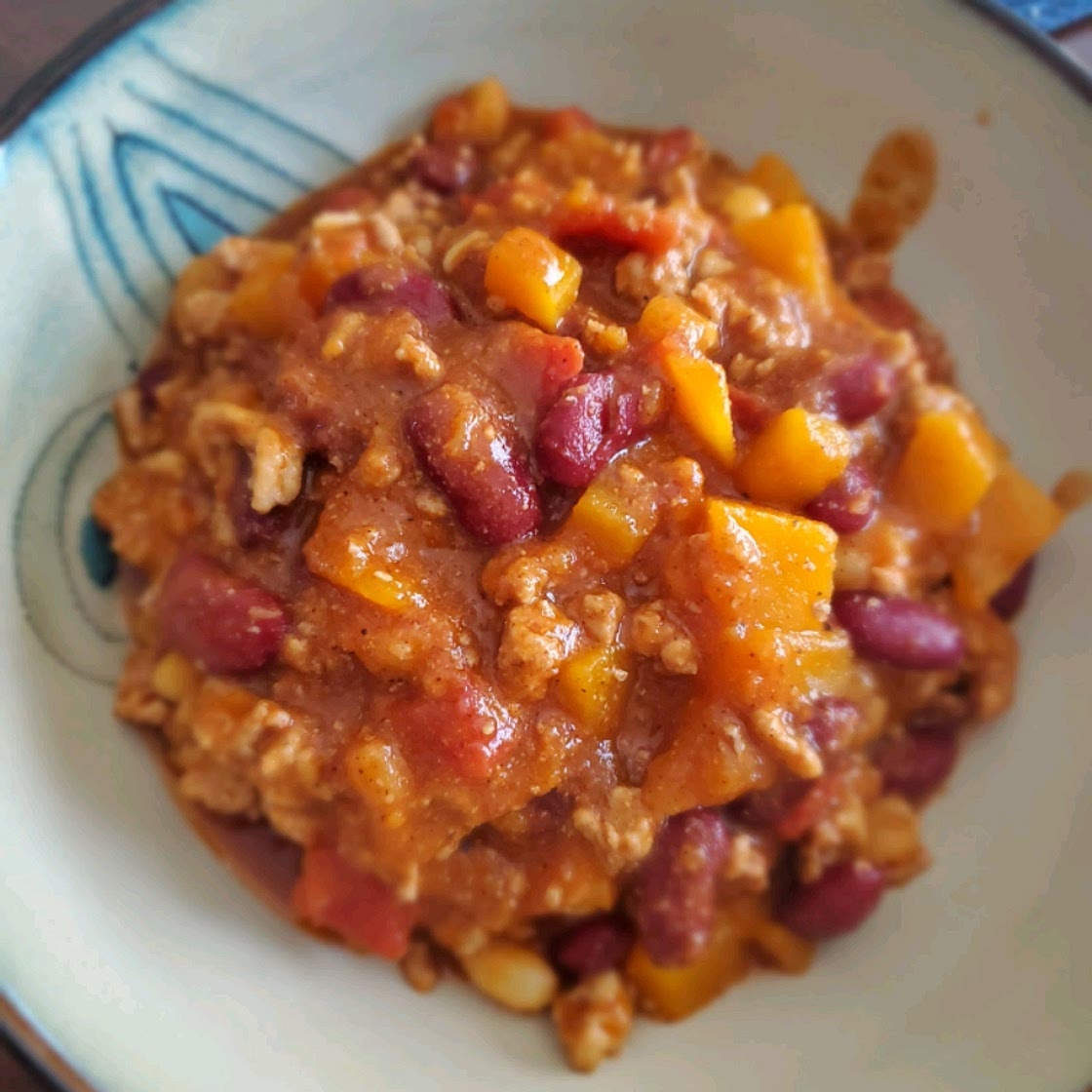 Butternut Squash and Turkey Chili