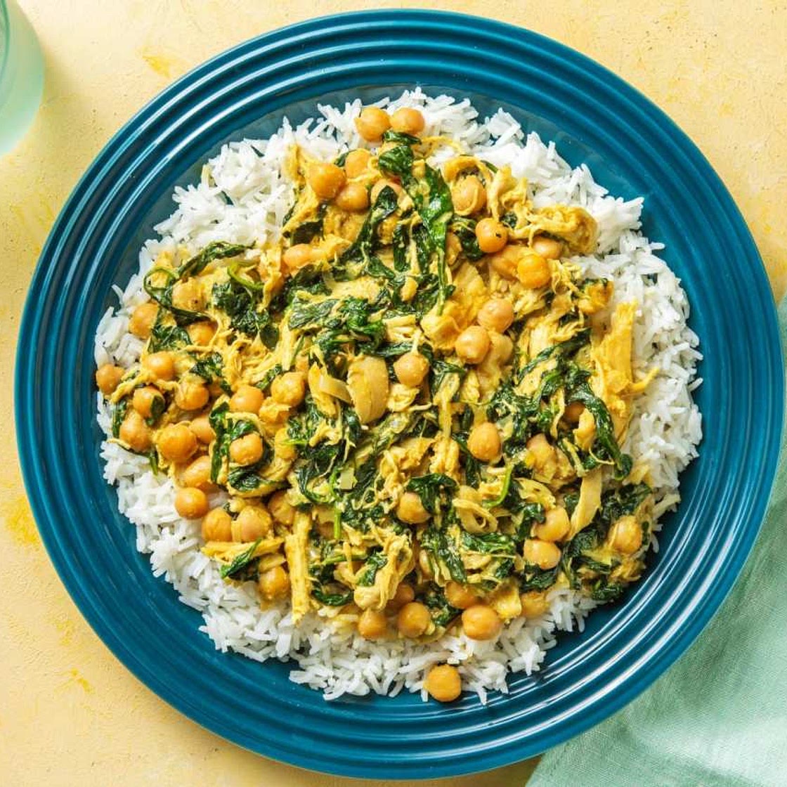 Chicken, Chickpea and Spinach Korma