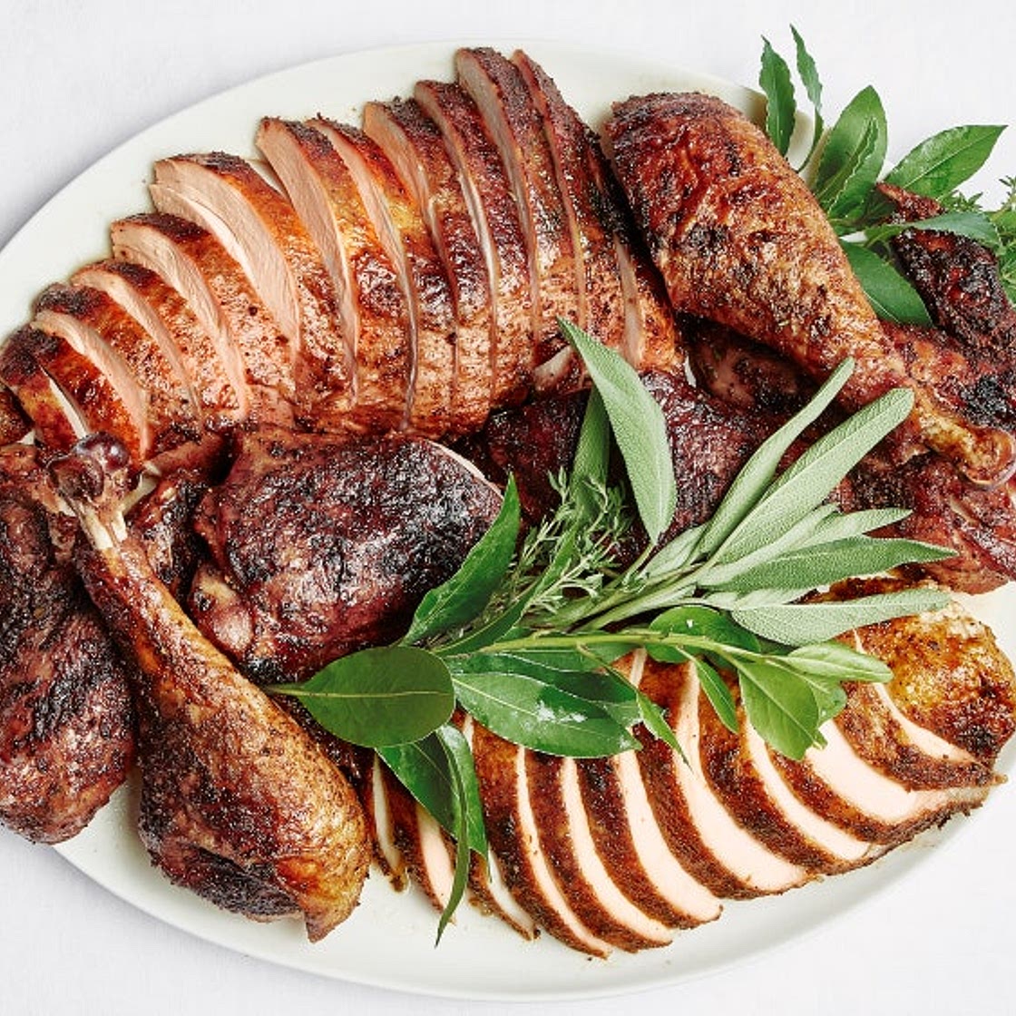 Expertly Spiced and Glazed Roast Turkey