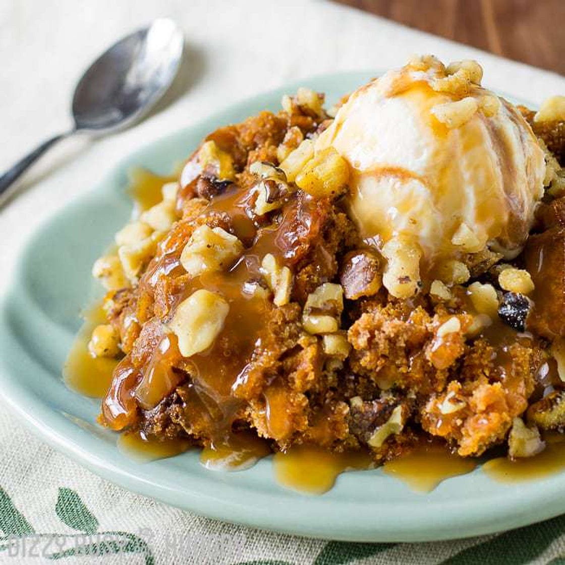 3 Ingredient Crock Pot Pumpkin Cake