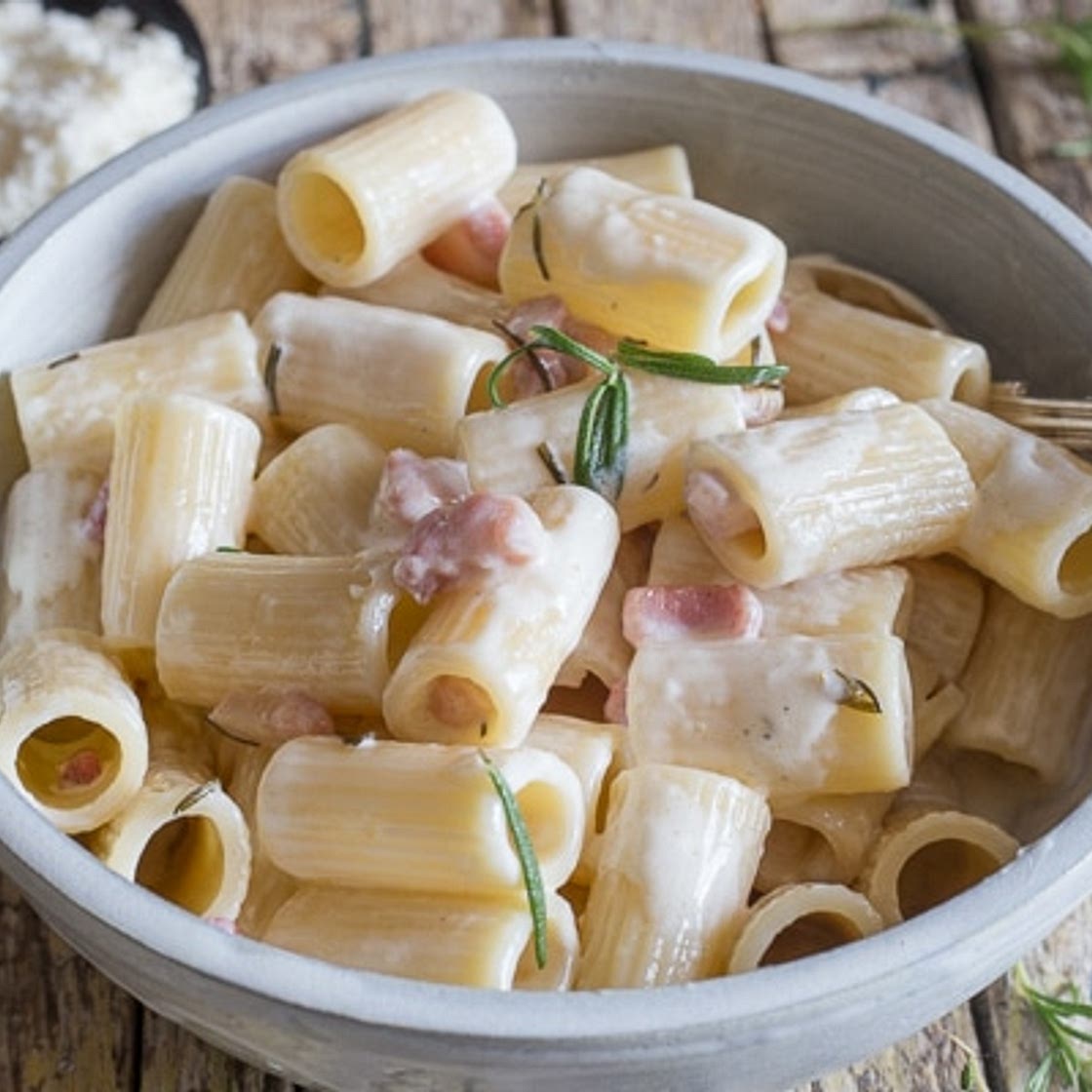Pancetta and Mascarpone Anelli