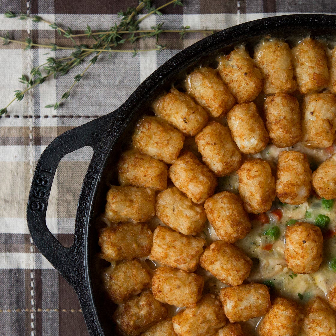 Chicken Tater Tot Pie