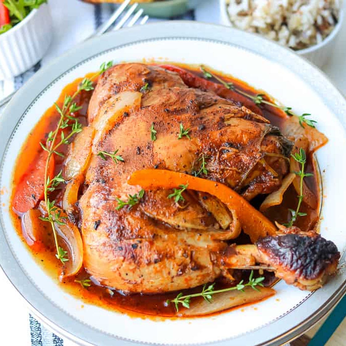 Poulet En Sauce (Authentic Haitian Chicken Stew)