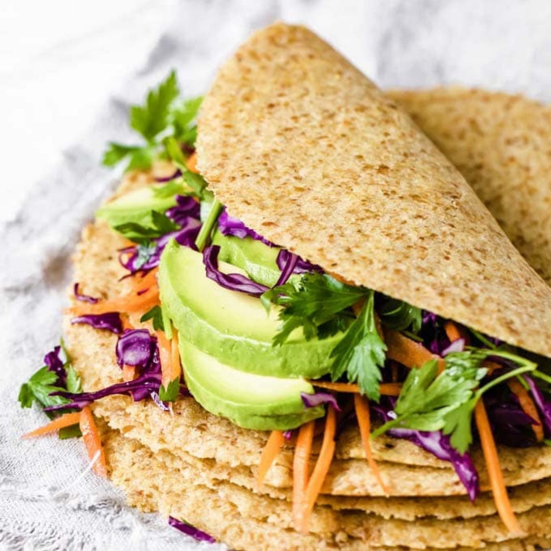 4 Ingredient Low Carb Tortillas