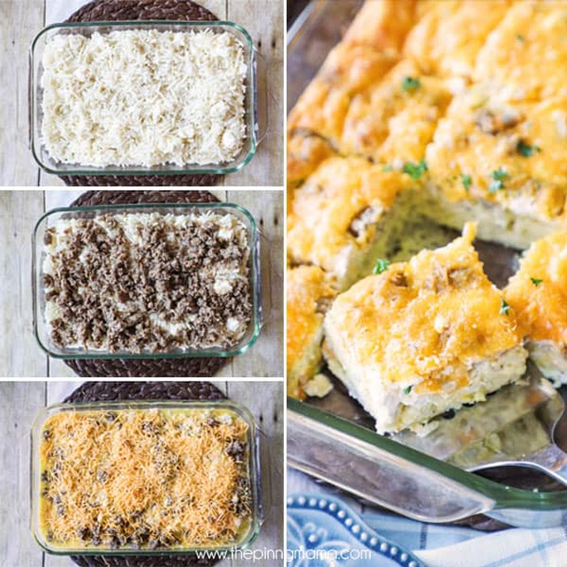 Sausage, Egg & Cream Cheese Breakfast Casserole Recipe