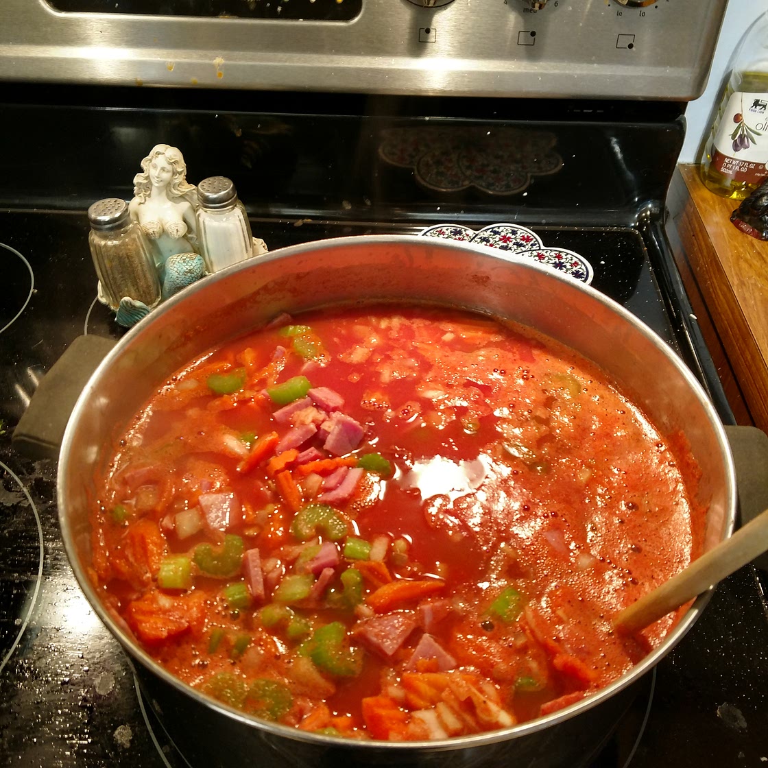 Slow Cooker Lentil and Ham Soup