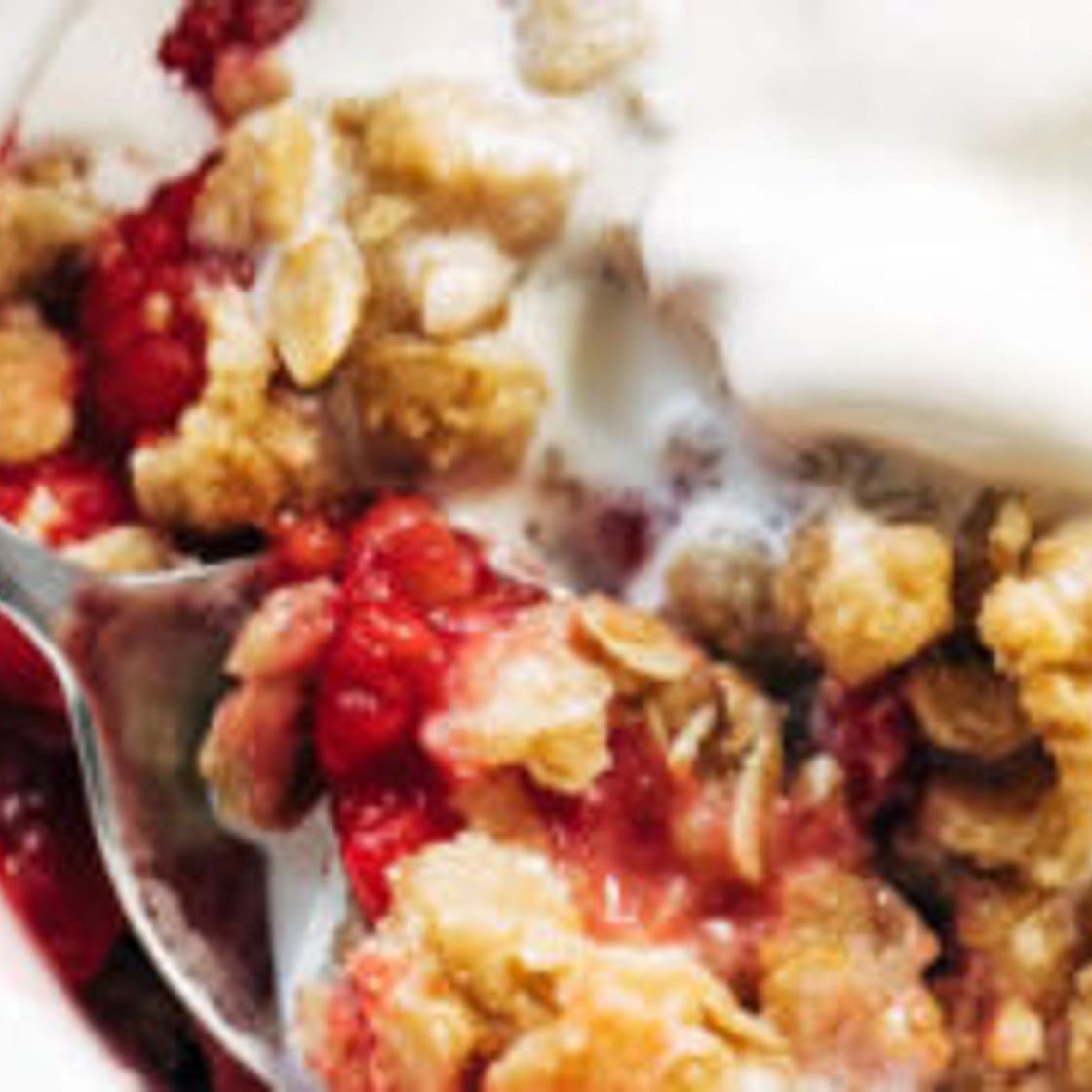 Two Person Raspberry Crumbles