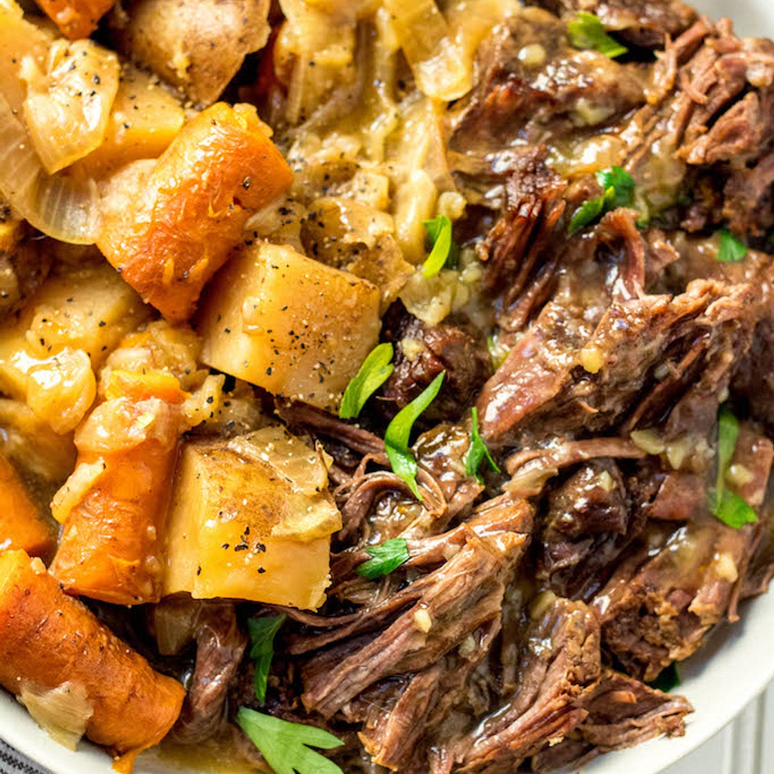 Easy Instant Pot Pot Roast and Veggies (Whole30, Paleo, GF)