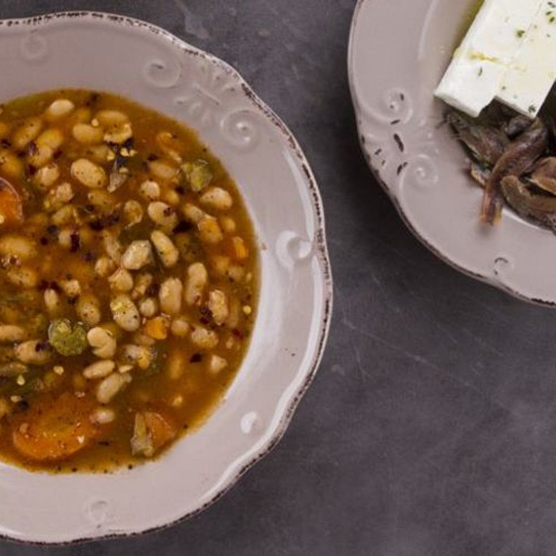Greek white bean soup - Fasolada