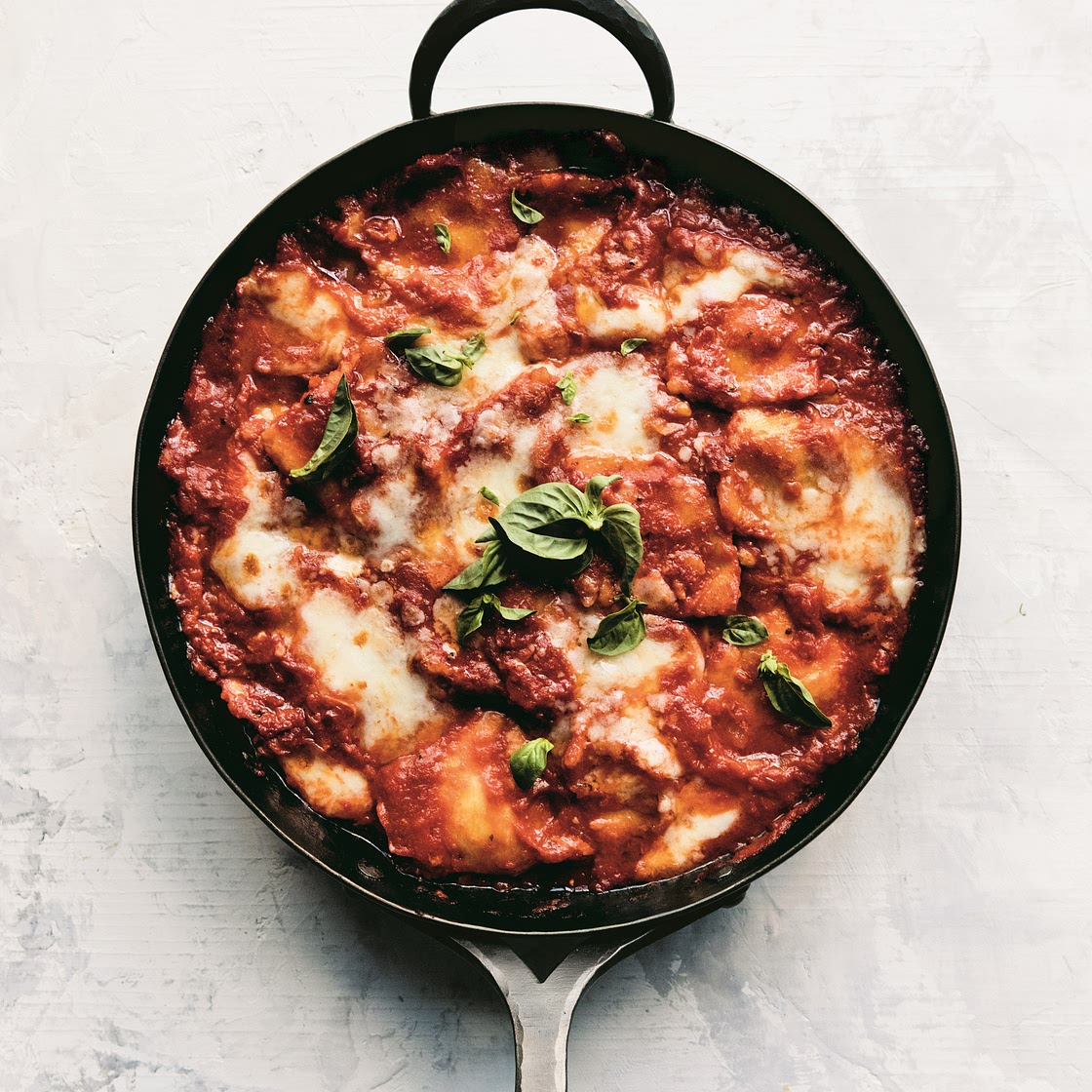Speedy Skillet Ravioli Lasagna Recipe