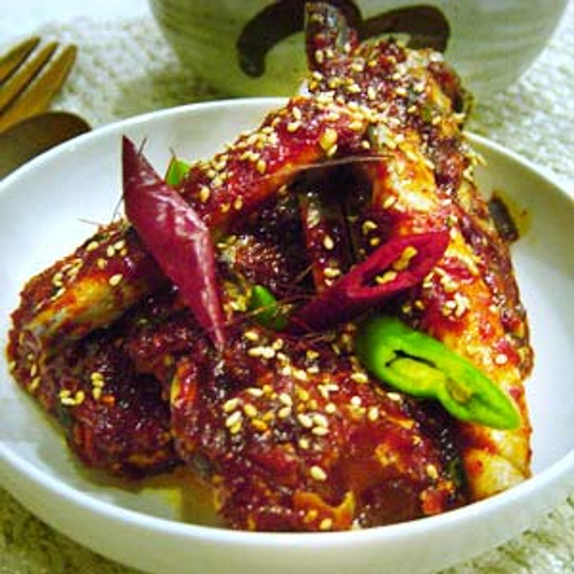 꽃게장무침