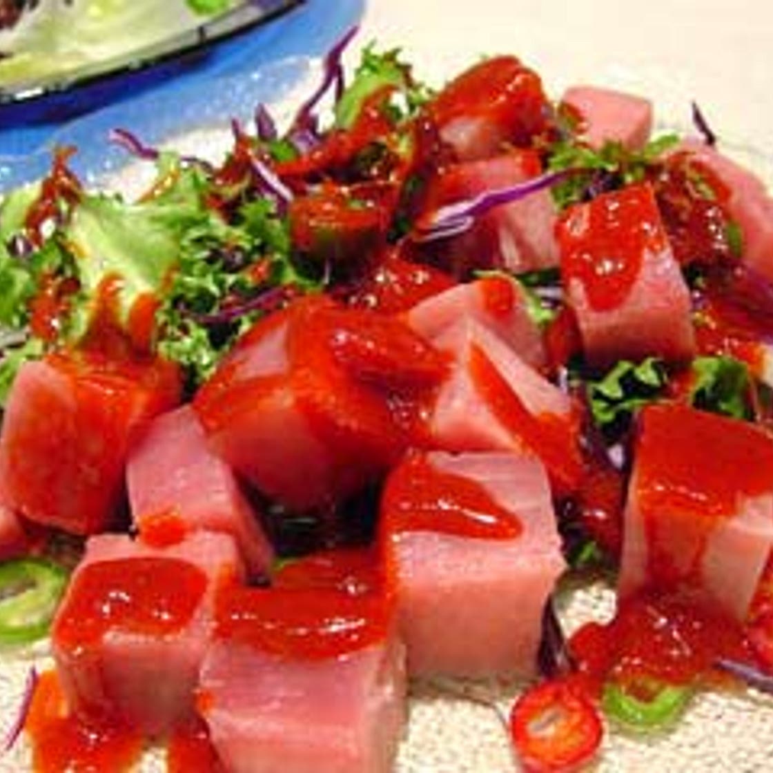 참치회무침