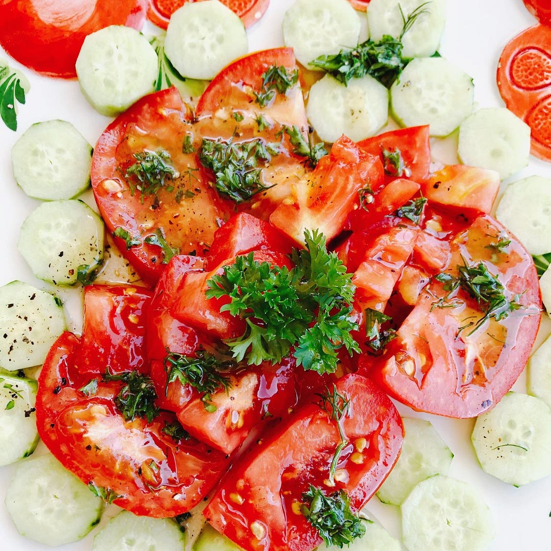 Tomato Cucumber Salad