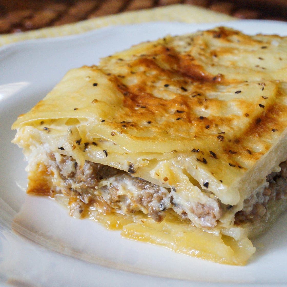 Musaka (Serbian Potato Moussaka)