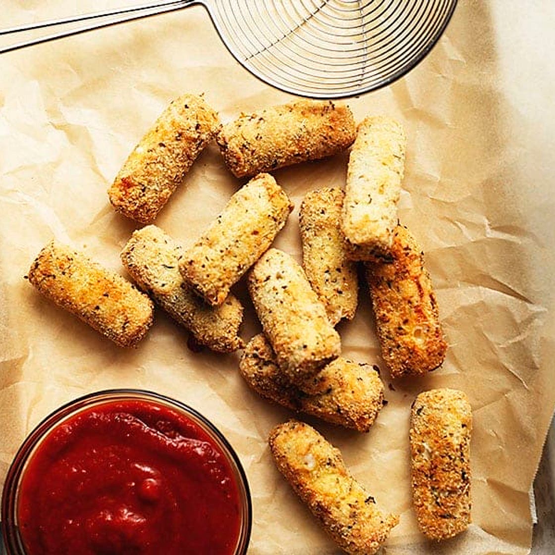 Keto Mozzarella Sticks