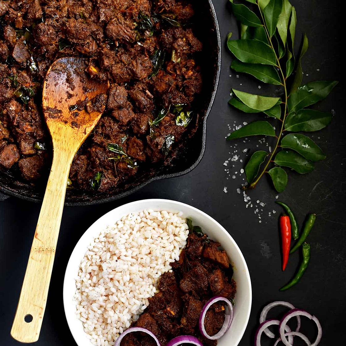 Beef Dry Roast/Beef Ularthiyathu