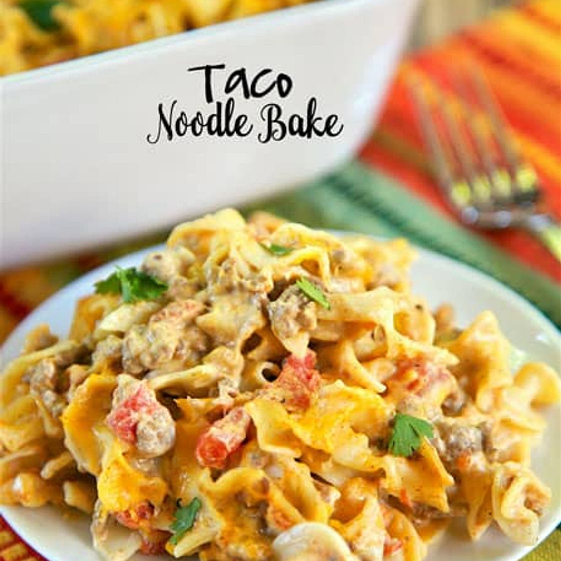 Taco Noodle Bake