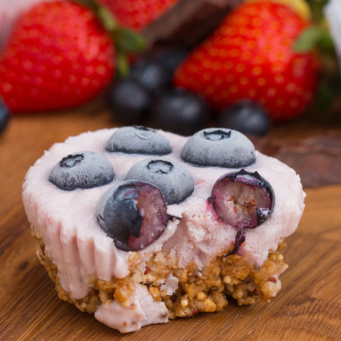 Frozen Yogurt Granola Cups Recipe by Tasty