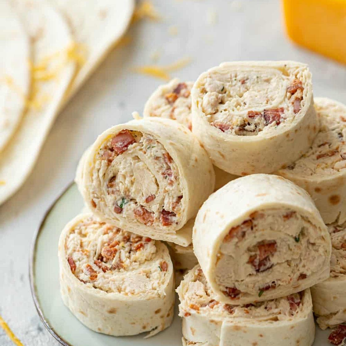 Chicken Bacon Ranch Pinwheels