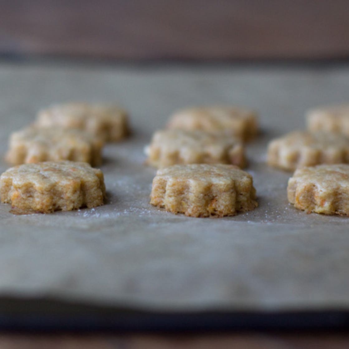 Apple and Carrot Shortbread