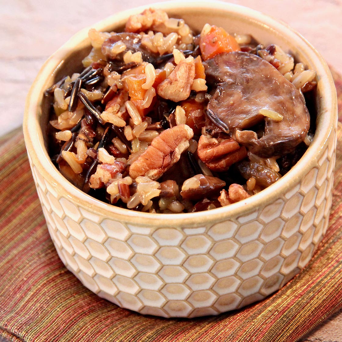 Instant Pot® Wild Rice with Mushrooms