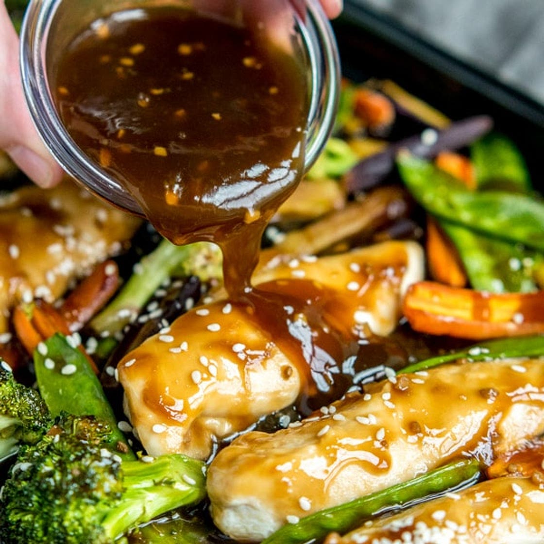 Sheet Pan Honey Garlic Chicken and Veggies