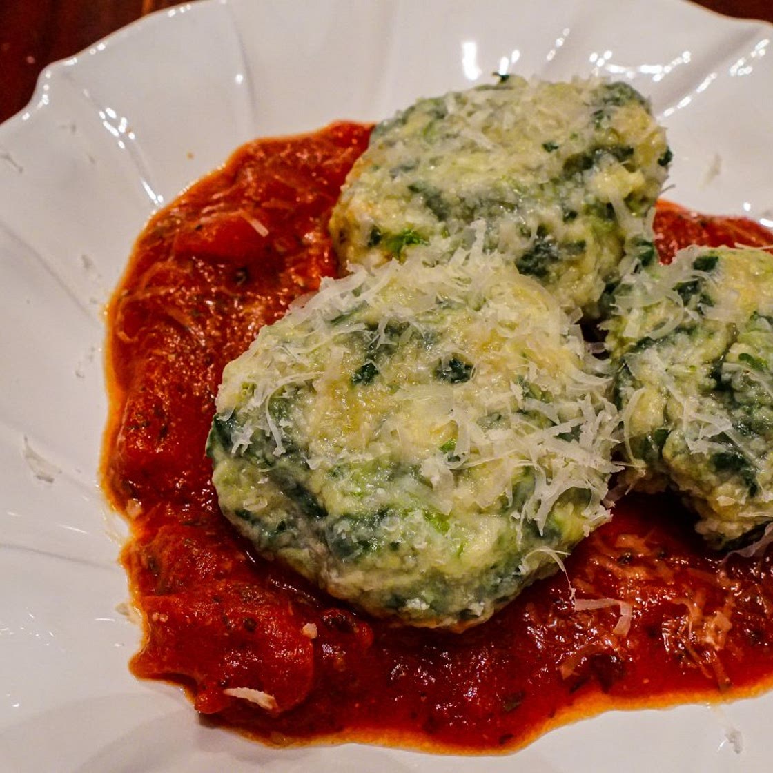 Spinach Ricotta Gnudi