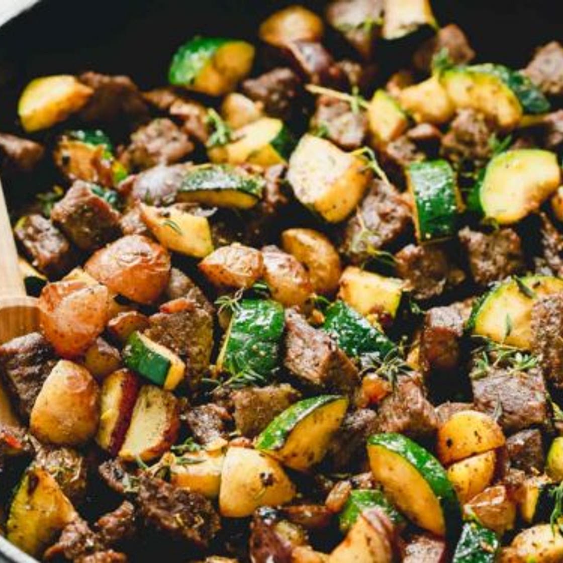 Quick Beef and Zucchini Skillet (Meal-Prep)