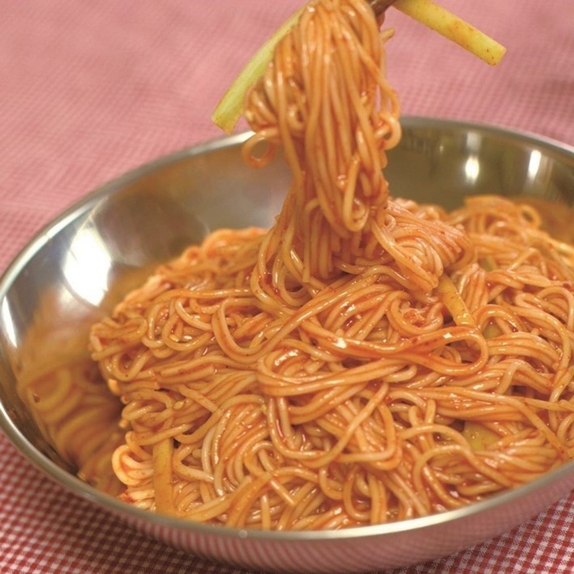 캠핑 비빔국수 만드는 법