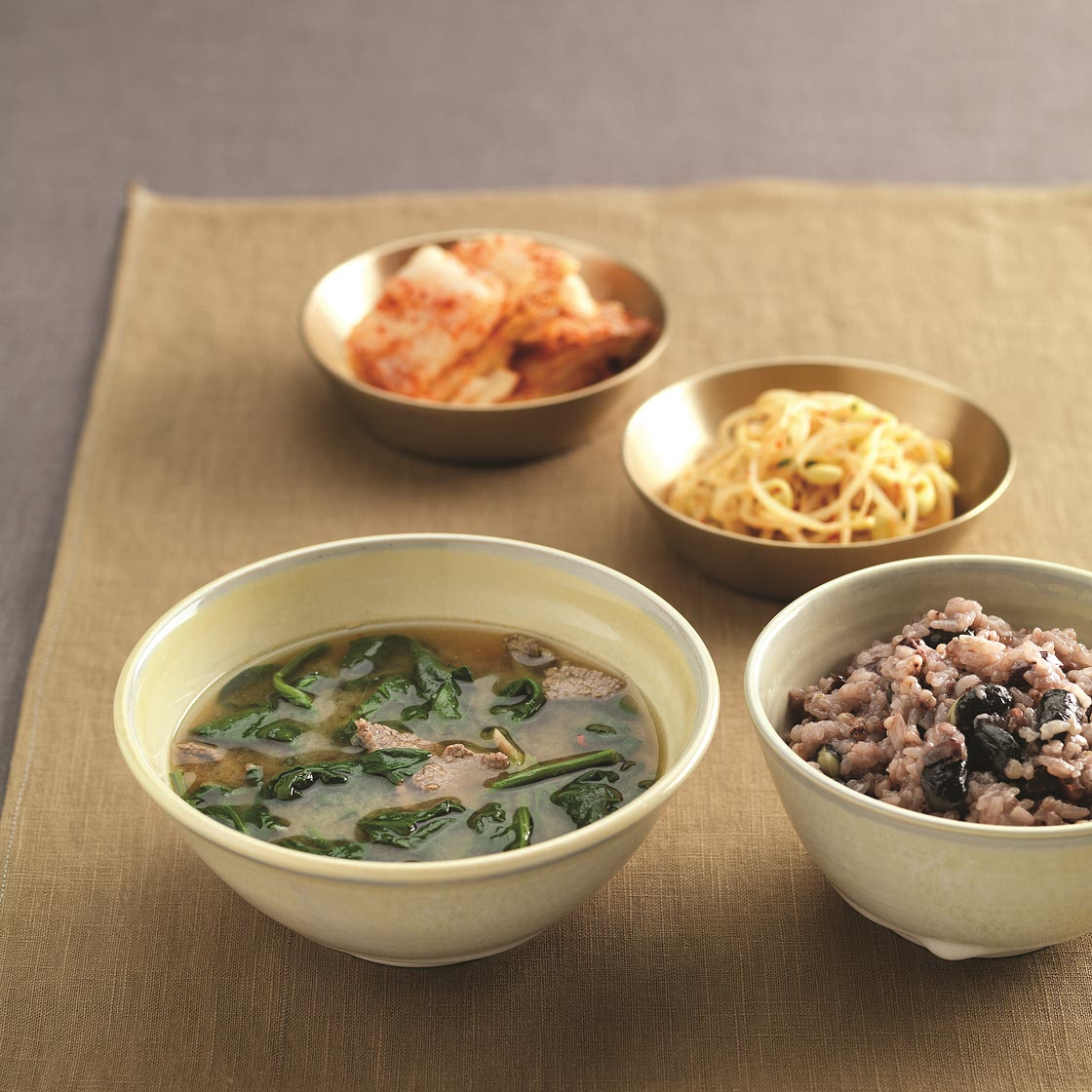 시금치된장국