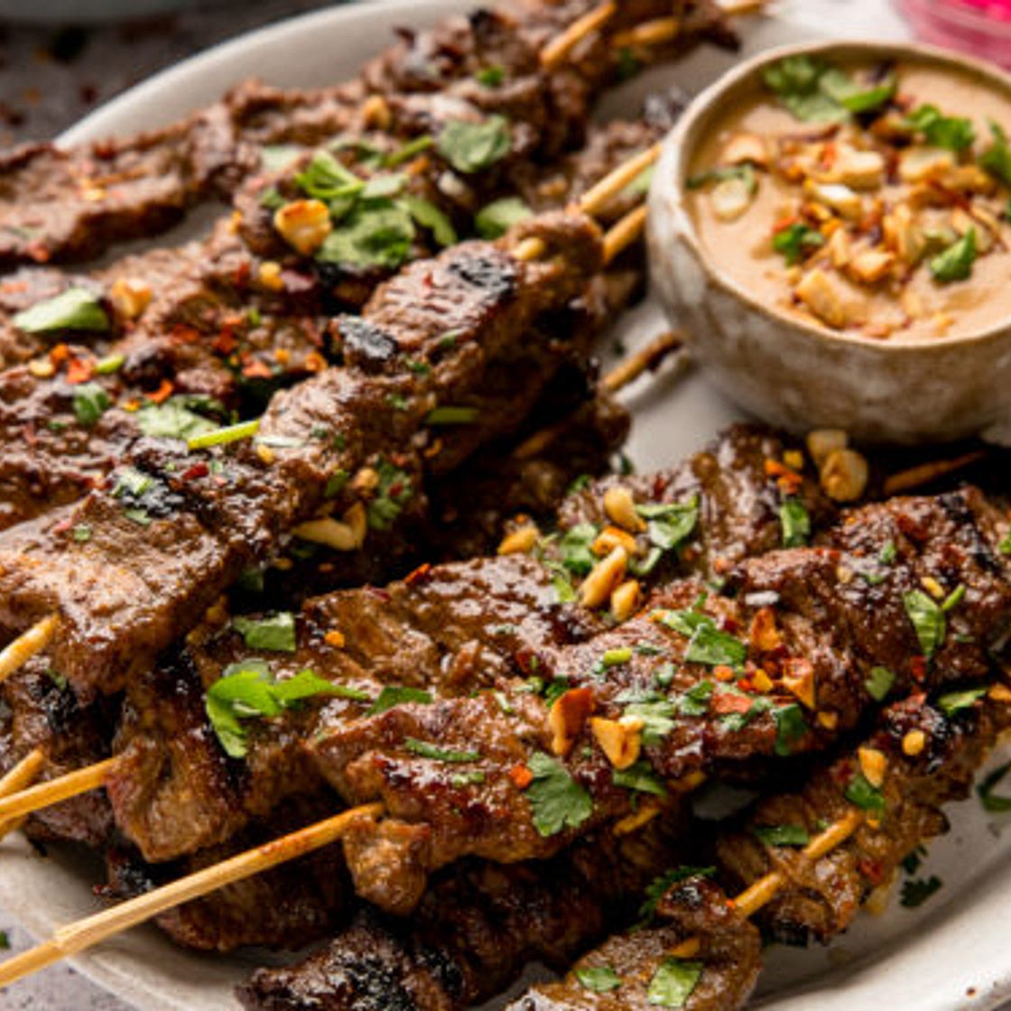 Grilled Beef Satay