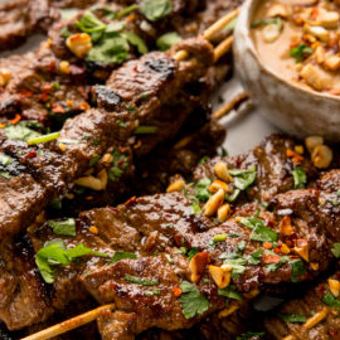 Grilled Beef Satay