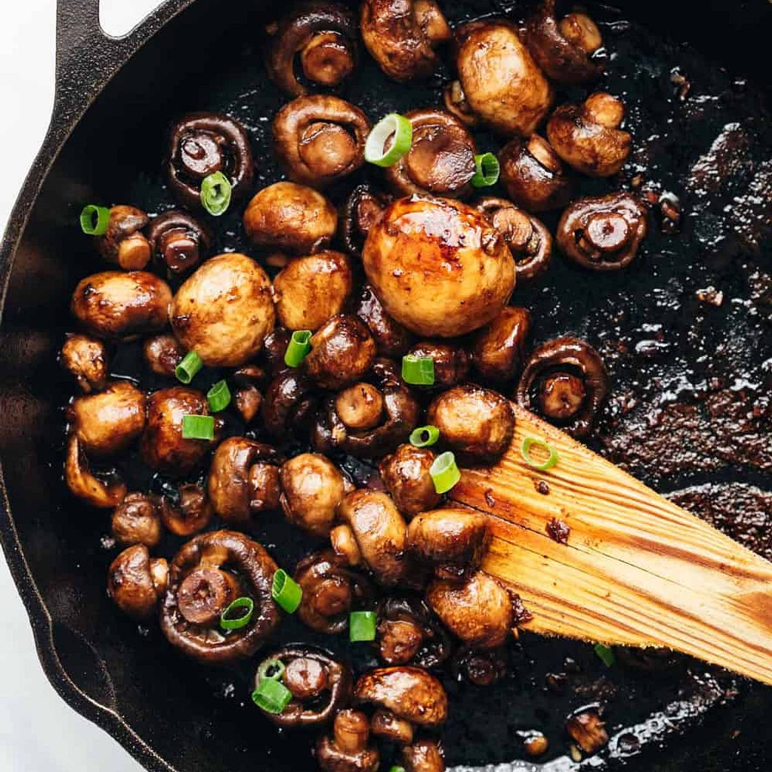 Garlic Balsamic Mushrooms
