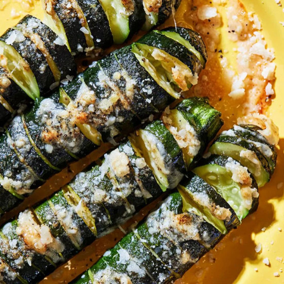Hasselback Zucchini - Ellie Krieger