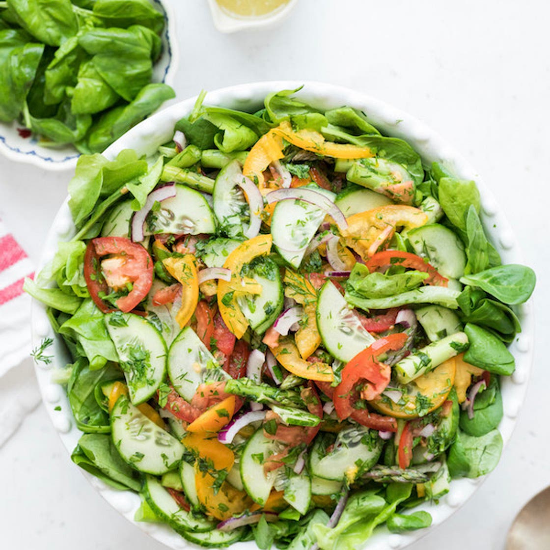 Tomato, Cucumber, & Herb Salad