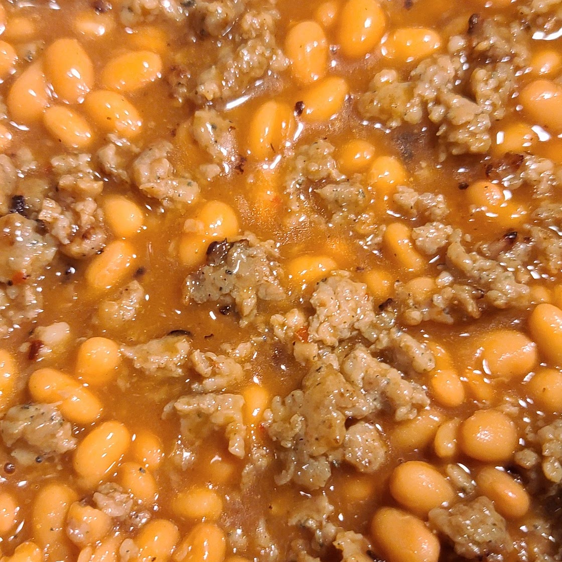 Baked Beans & Sausage