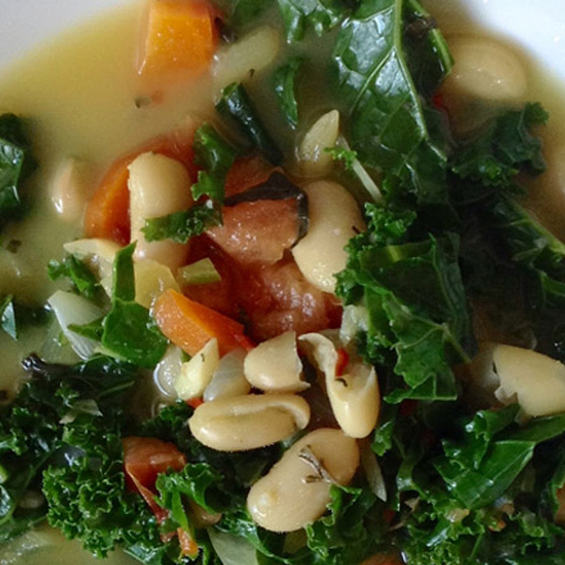 Cavolo Nero: Kale and White Bean Soup