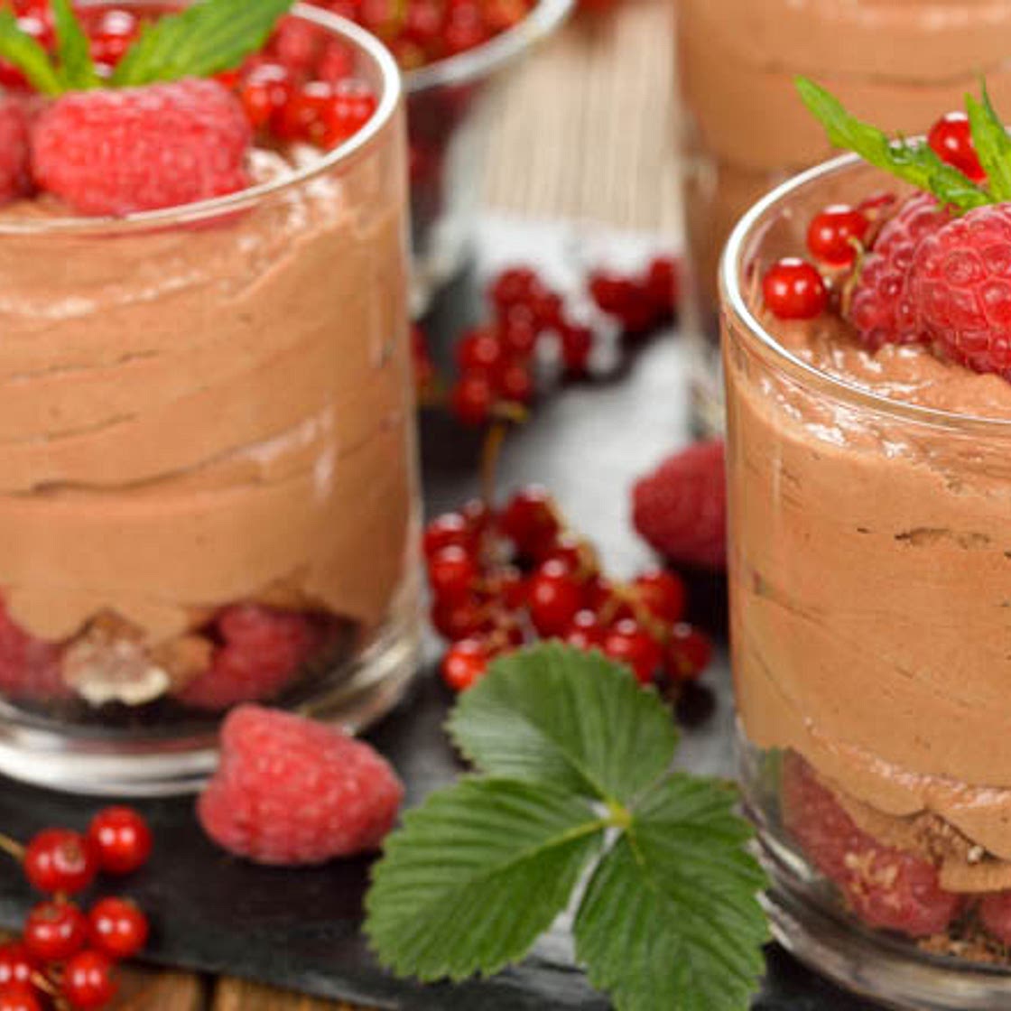 4 Ingredient Chocolate Mousse