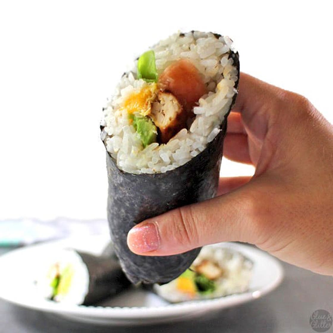 Vegan Sushi Burrito with Air Fryer Tofu