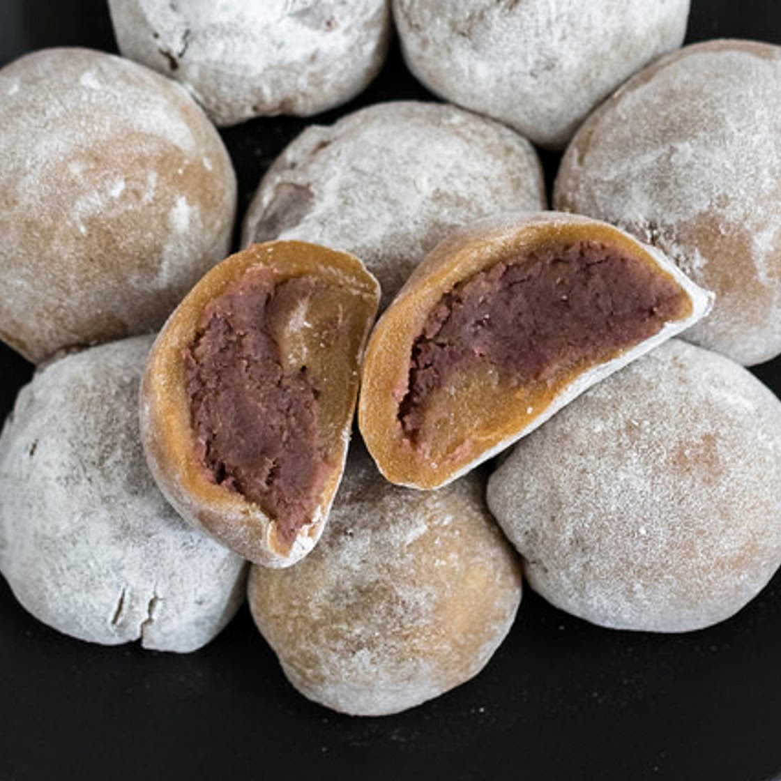 Naturally Sweet Red Bean Daifuku [Vegan, Gluten-Free]