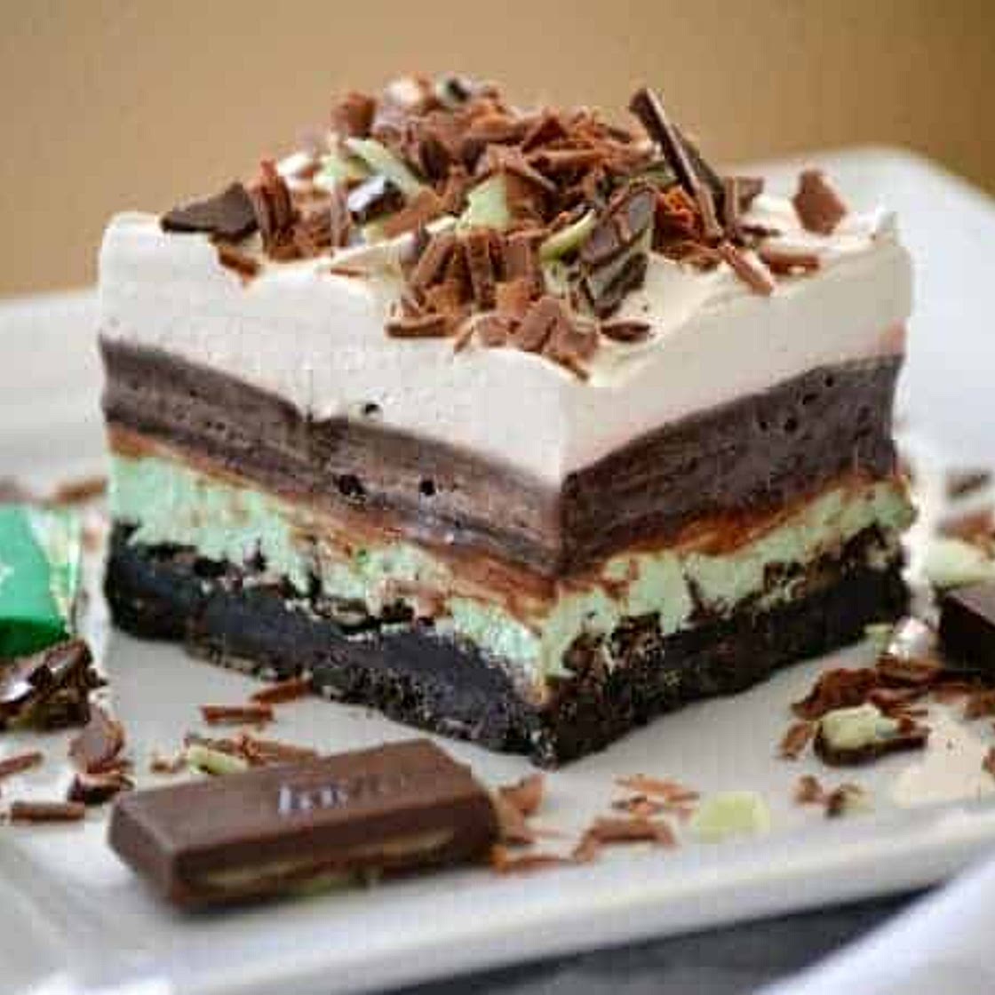 Chocolate Mint Dream Bars