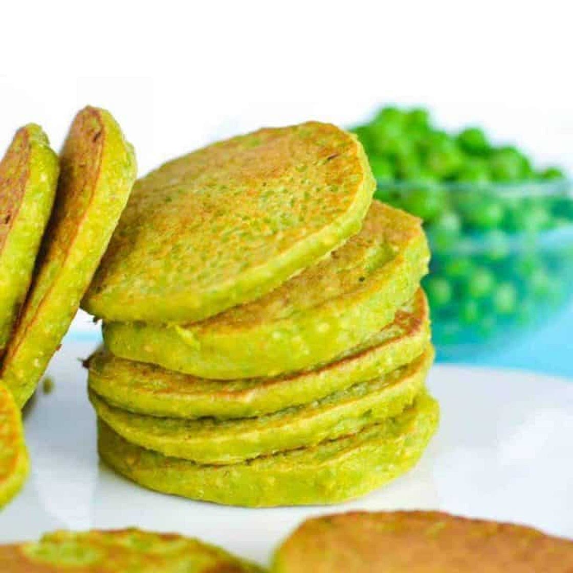 Mini Pea Pancakes