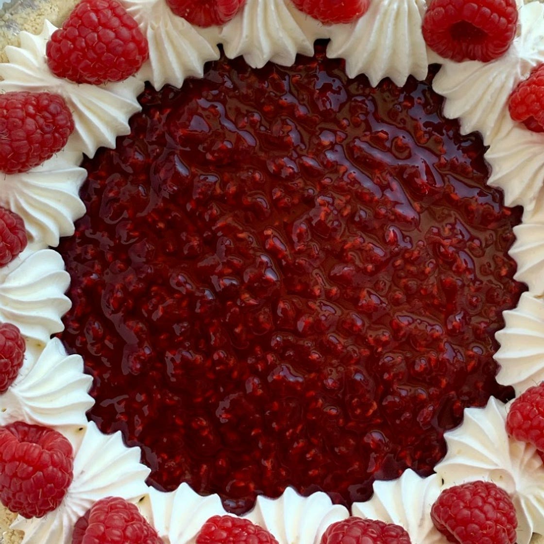 Raspberry Cream Pie