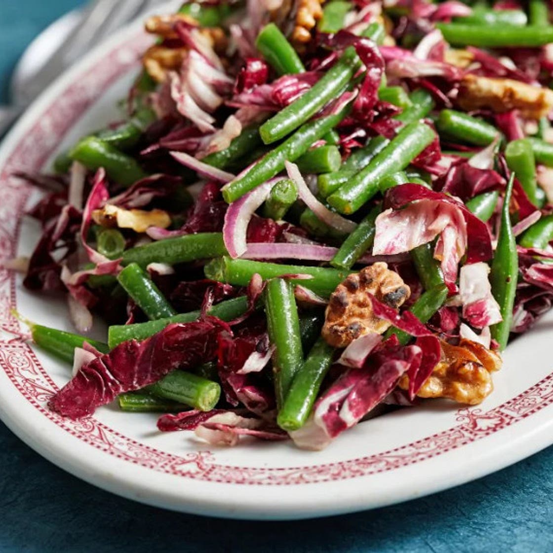Green Bean and Radicchio Salad With Walnuts - Ellie Krieger